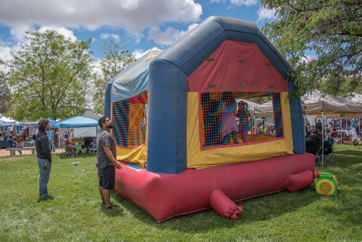 Attendees at the Herbivore Festival