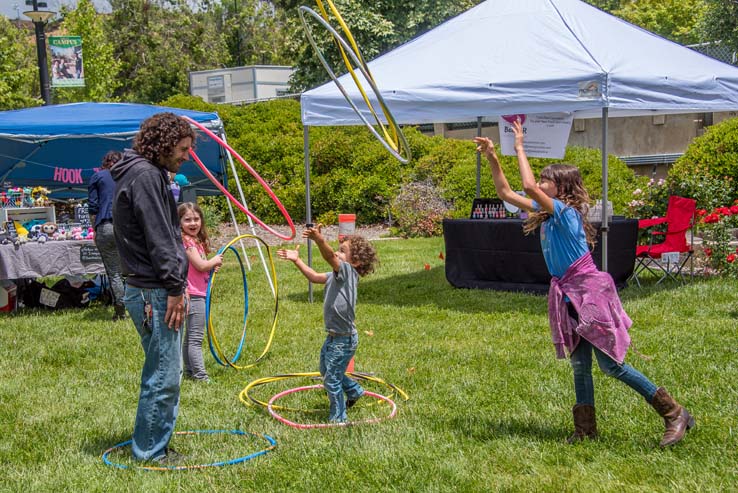 Attendees at the Herbivore Festival