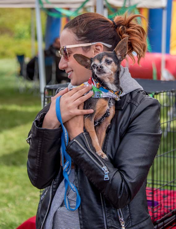 Attendees at the Herbivore Festival