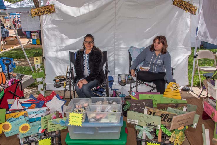 Attendees at the Herbivore Festival