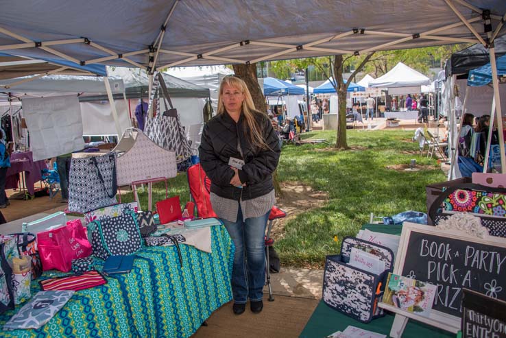 Attendees at the Herbivore Festival