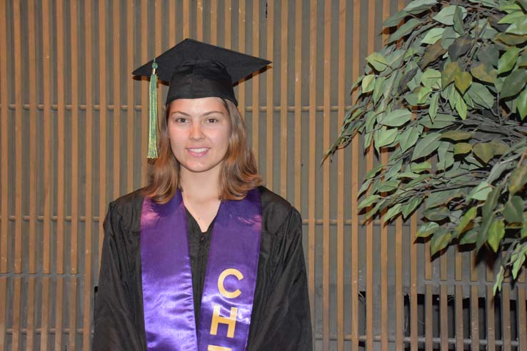 Portrait of student at Scholars Convocation