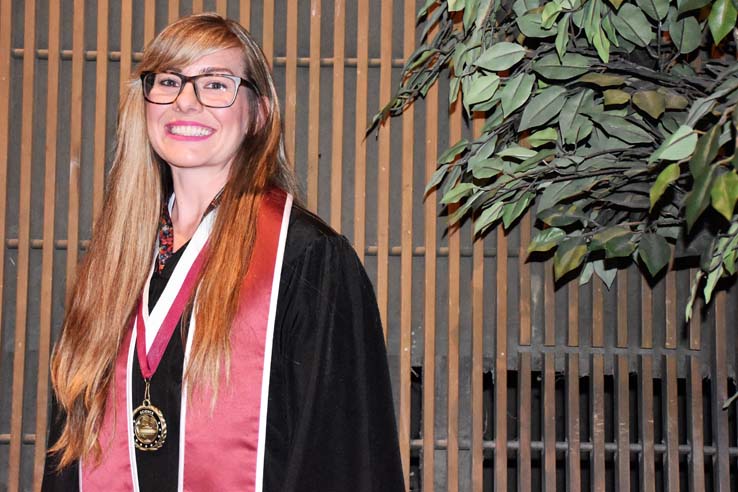 Portrait of student at Scholars Convocation