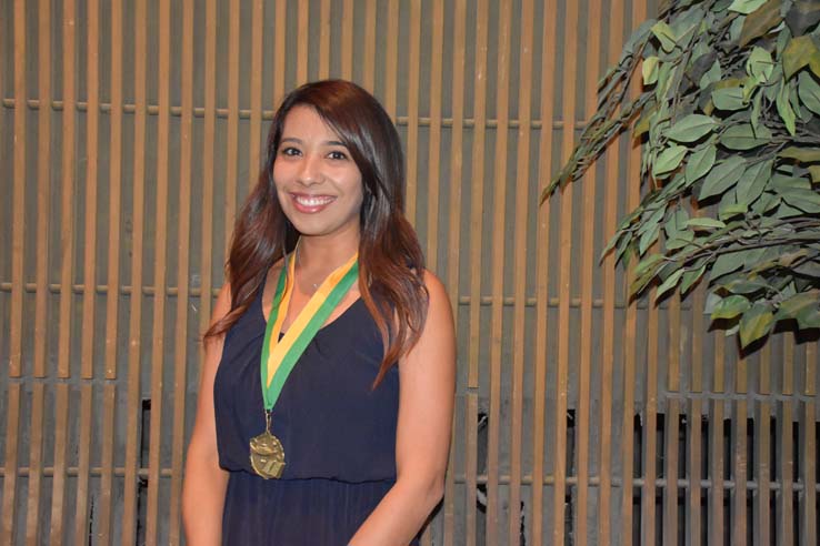 Portrait of student at Scholars Convocation