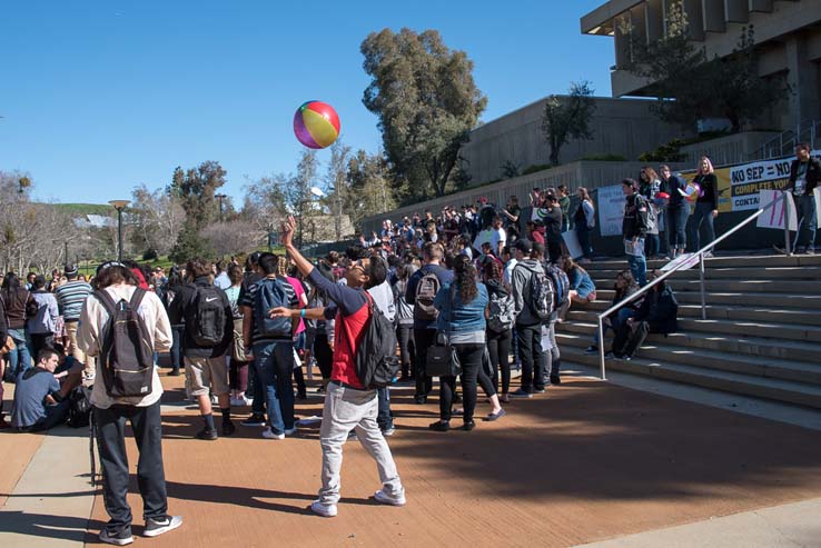 Students on Senior Day