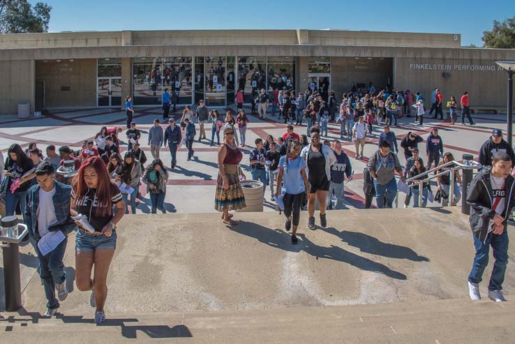 Students on Senior Day