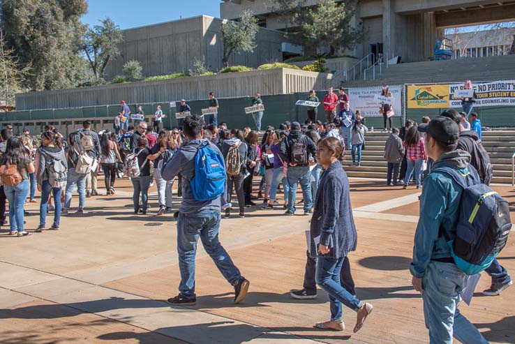 Students on Senior Day