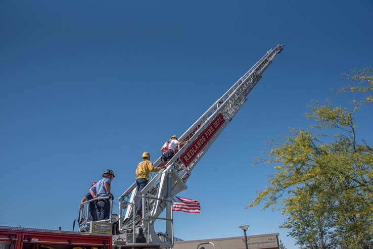 Attendees at Women in the Fire Service event