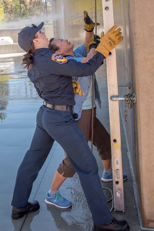 Attendees at Women in the Fire Service event