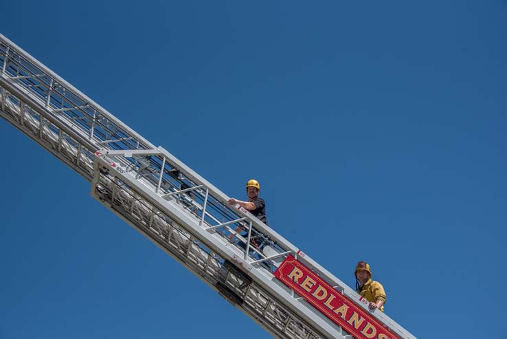 Attendees at Women in the Fire Service event