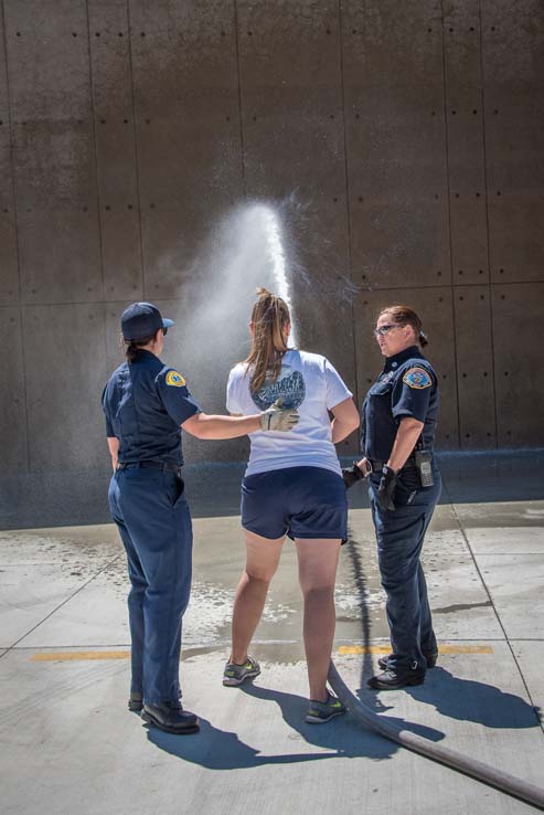 Attendees at Women in the Fire Service event