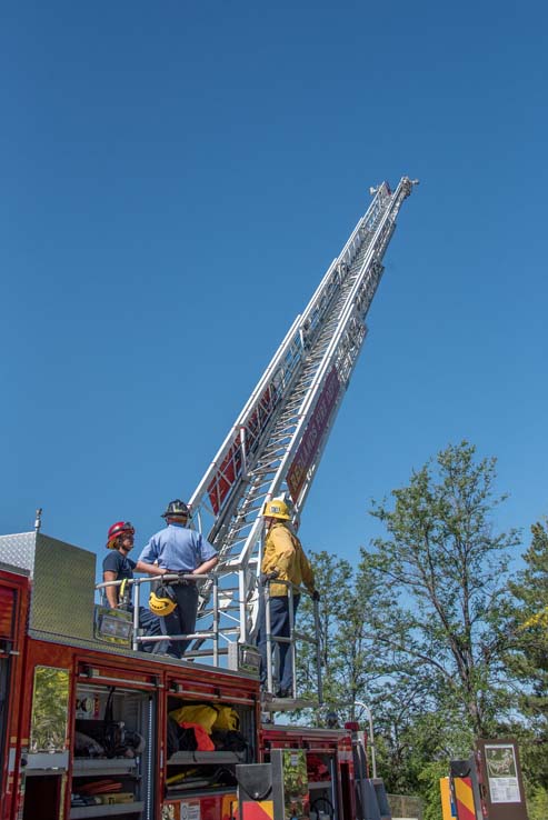 Attendees at Women in the Fire Service event