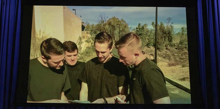 Cadets graduating from Fire Academy