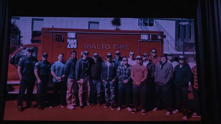 Cadets graduating from Fire Academy