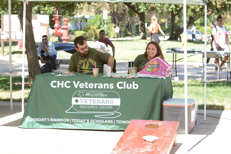 Students enjoying Club Rush.