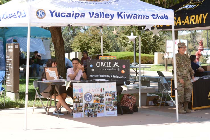 Students enjoying Club Rush.