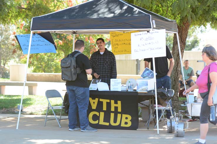 Students enjoying Club Rush.