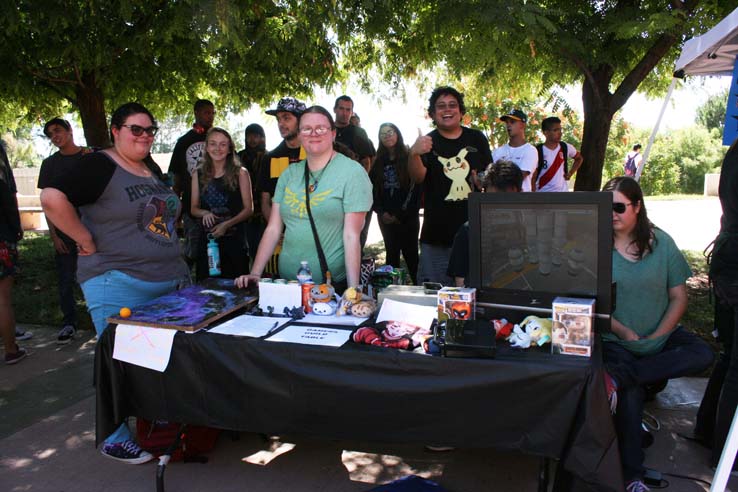 Students enjoying Club Rush.