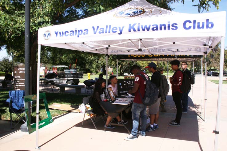 Students enjoying Club Rush.