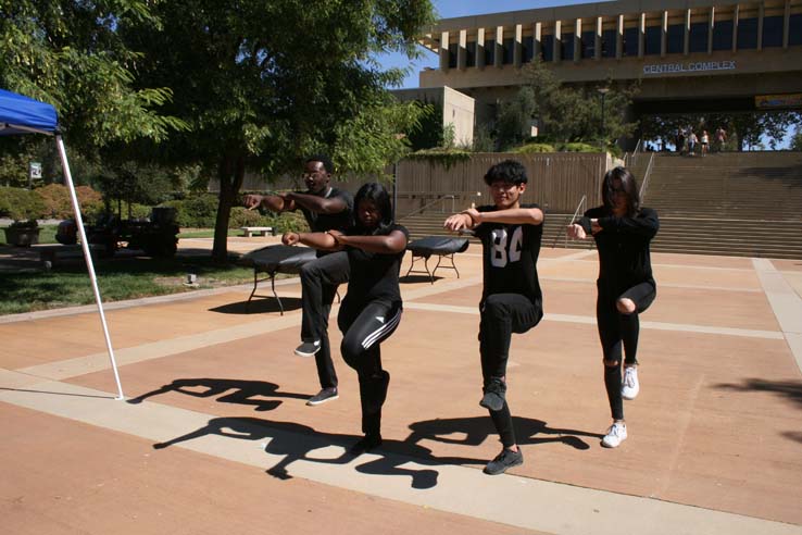 Students enjoying Club Rush.