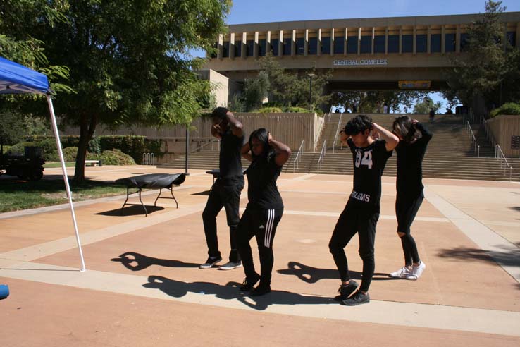 Students enjoying Club Rush.