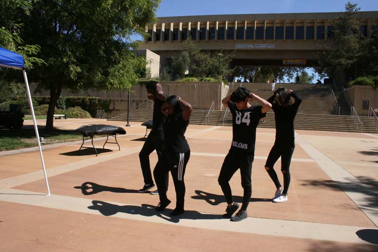 Students enjoying Club Rush.