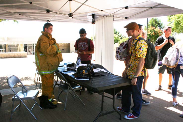 Students enjoying Club Rush.