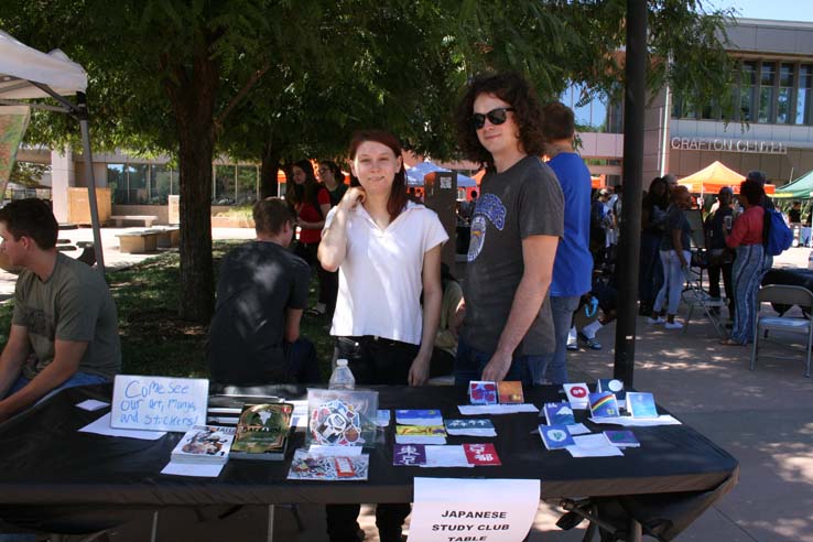 Students enjoying Club Rush.