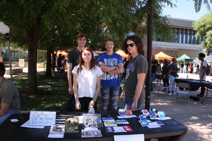 Students enjoying Club Rush.