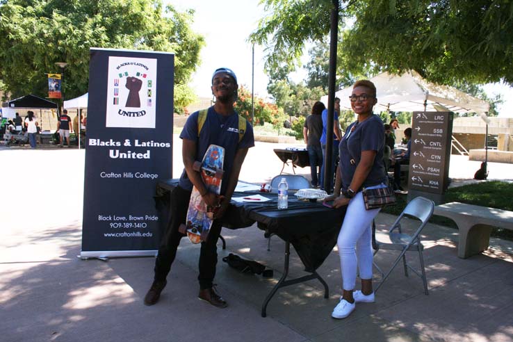 Students enjoying Club Rush.