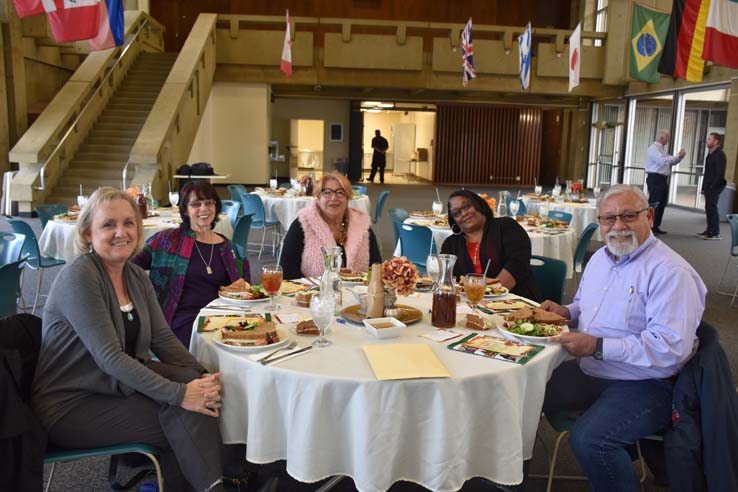 People enjoying the Friends of CHC Luncheon