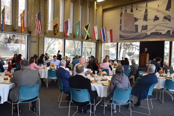 People enjoying the Friends of CHC Luncheon