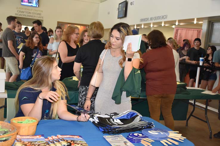 Students enjoying the Roadrunner Rally