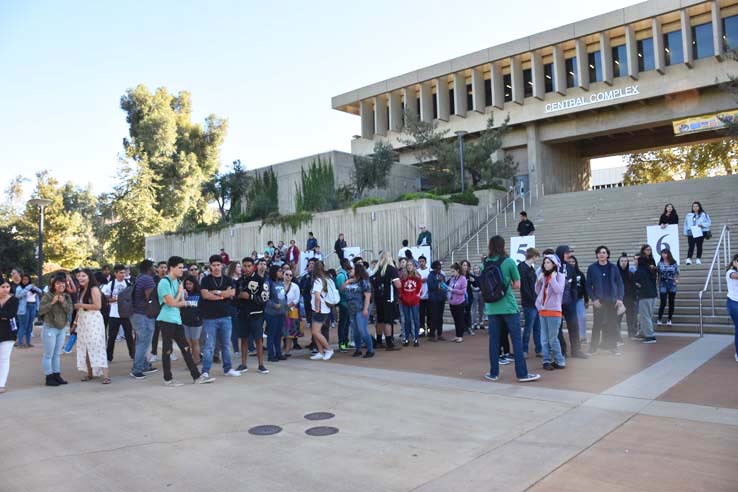 Students at Senior Day