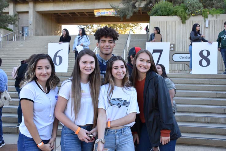 Students at Senior Day