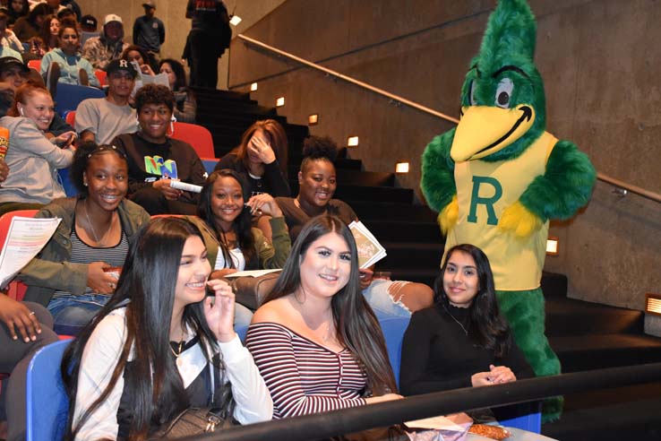 Students at Senior Day