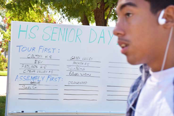 Students at Senior Day