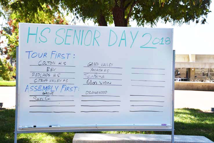 Students at Senior Day