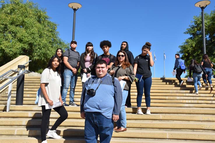 Students at Senior Day