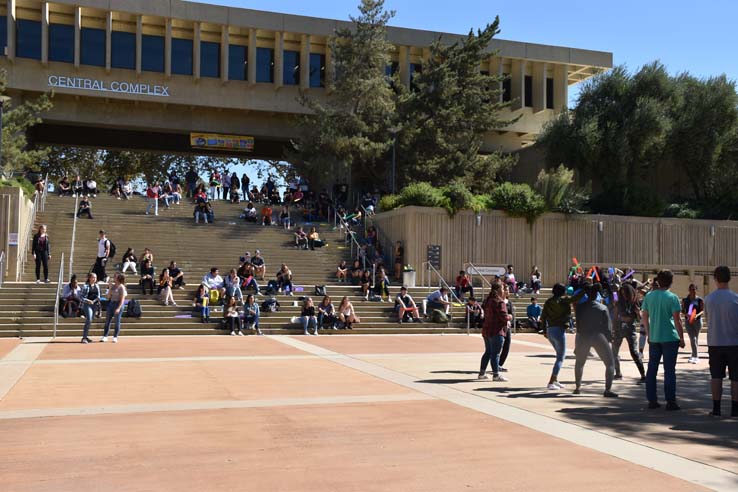 Students at Senior Day