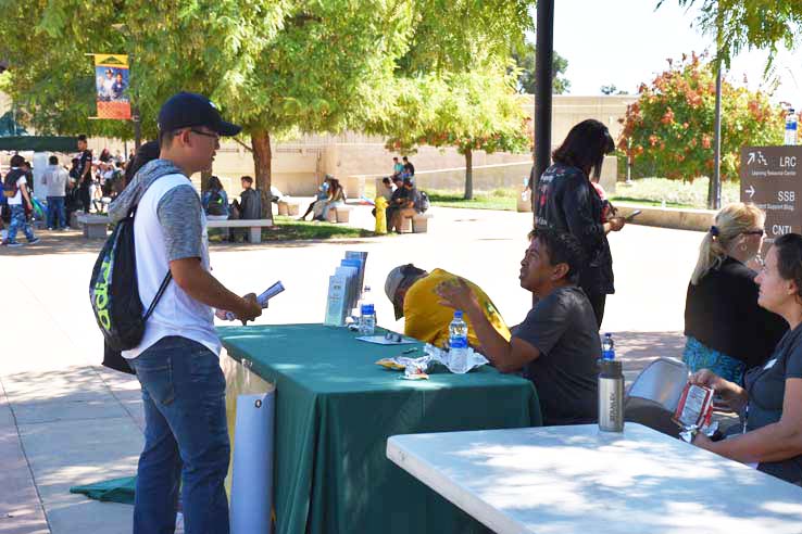 Students at Senior Day