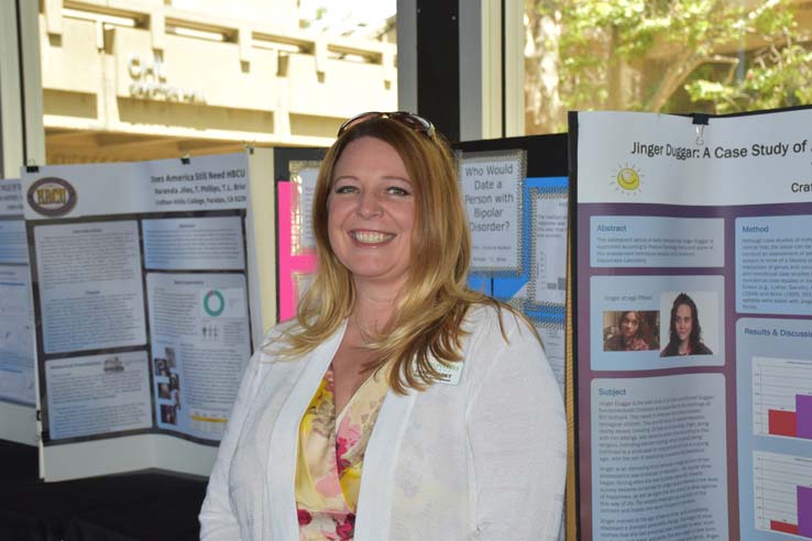 CHC Honors Institute graduates showcase their academic achievements.