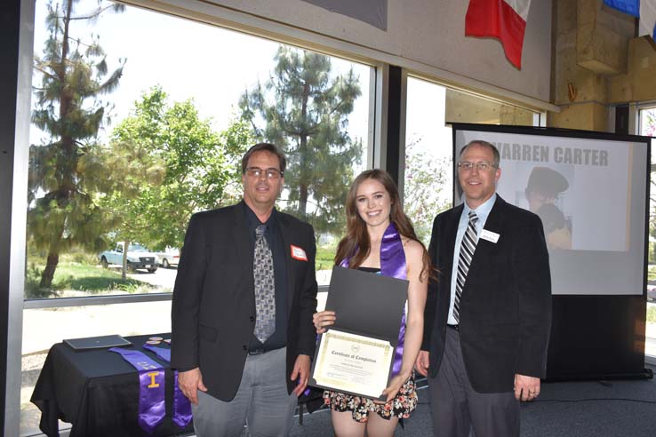 CHC Honors Institute graduates showcase their academic achievements.