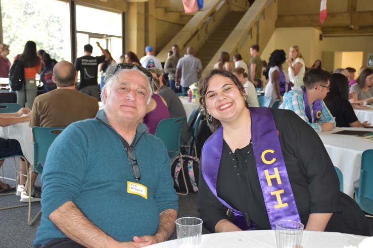 CHC Honors Institute graduates showcase their academic achievements.