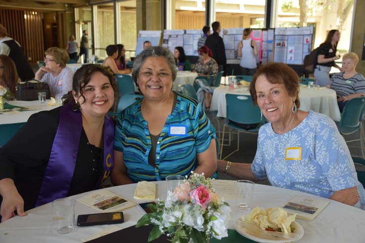 CHC Honors Institute graduates showcase their academic achievements.