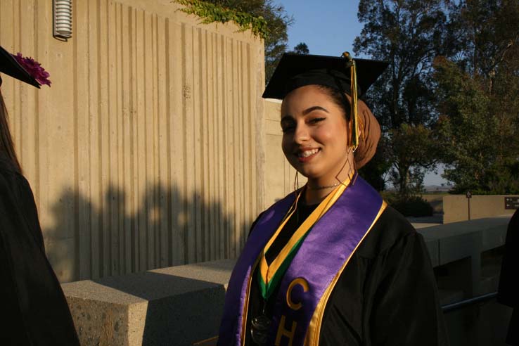 Students at Commencement 2018