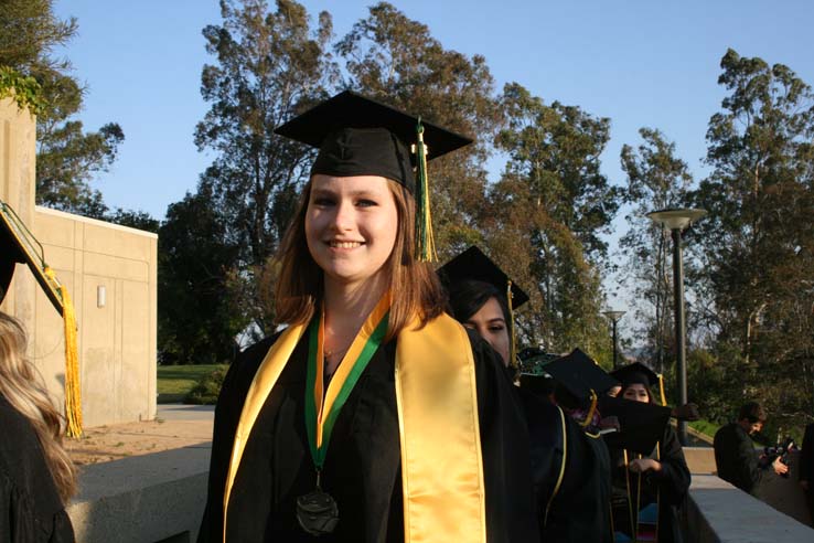 Students at Commencement 2018