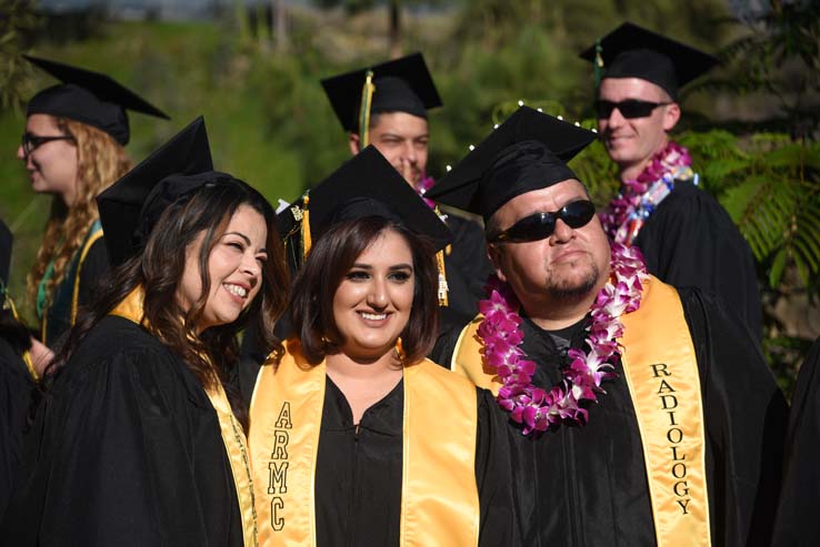 Students at Commencement 2018