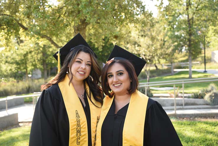 Students at Commencement 2018