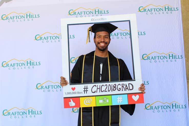 Students at Commencement 2018